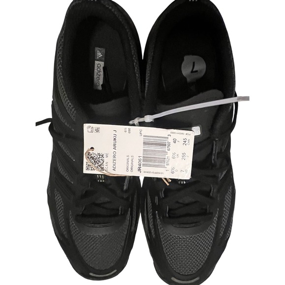adidas Other - Adidas Adizero Aruku J Mens 7 Black New Swirlfoam JR4061 Running Shoes